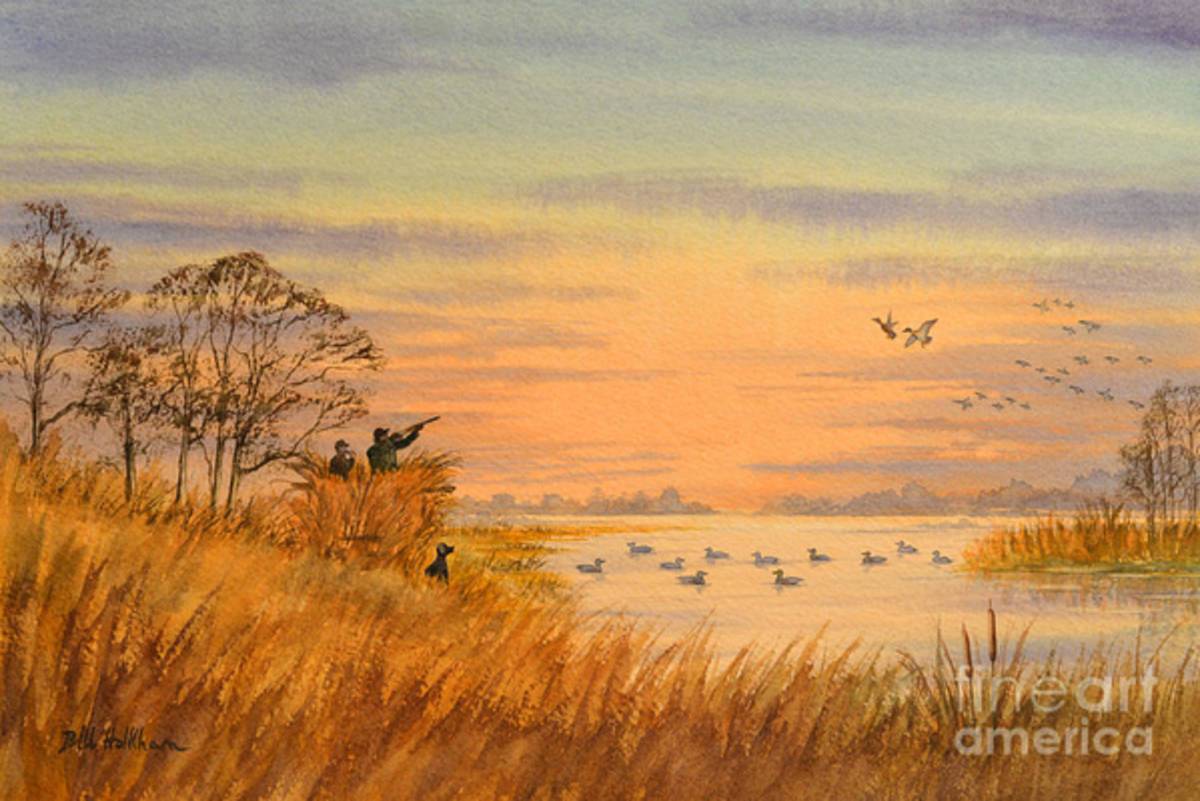 Duck Hunting Calls - Poster | Canvas Wall Art Print
