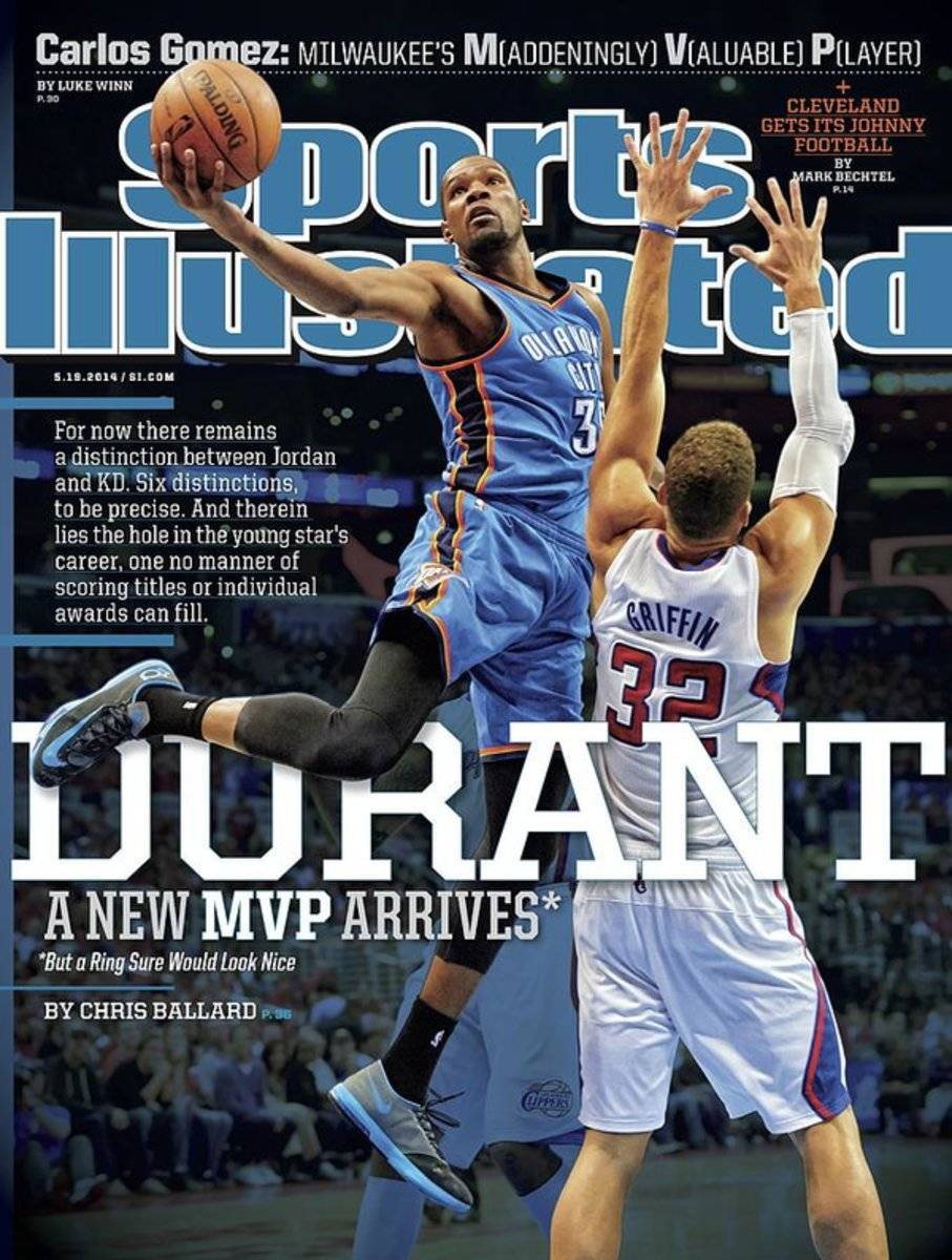 Durant A New Mvp Arrives Sports Illustrated Cover - Poster | Canvas Wall Art Print