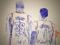 Durant And Westbrook - Poster | Canvas Wall Art Print