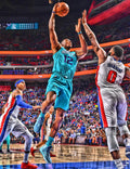Dwight Howard Charlotte Hornets Player Art 2 - Poster | Canvas Wall Art Print