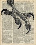 Eagle Talon On Dictionary Page - Poster | Canvas Wall Art Print