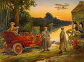Early Motoring Print - Poster | Canvas Wall Art Print