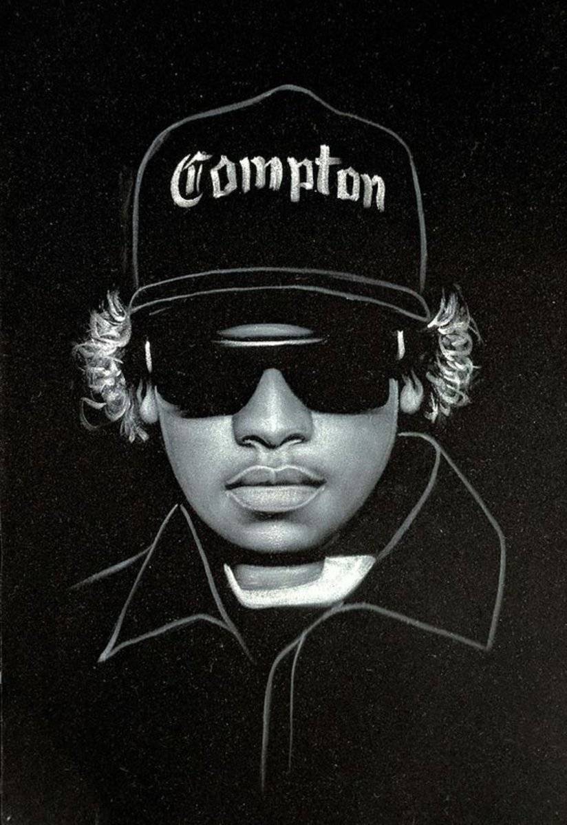 Eazy-E Portrait Eze - Rapper - Poster | Canvas Wall Art Print