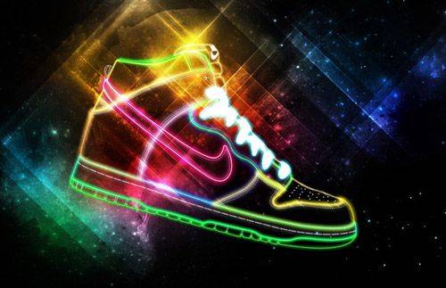 Nike Jordan 1 Vibrant Cosmic Light - Poster | Canvas Wall Art Print