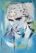 Eminem Art Painting - Rapper - Poster | Canvas Wall Art Print