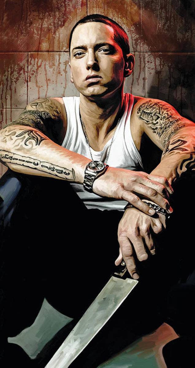 Eminem Artwork 1 - Rapper - Poster | Canvas Wall Art Print