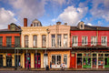 Facades Of Houses In The French Quarter Vieux Carre - New Orleans Louisiana - Poster | Canvas Wall Art Print