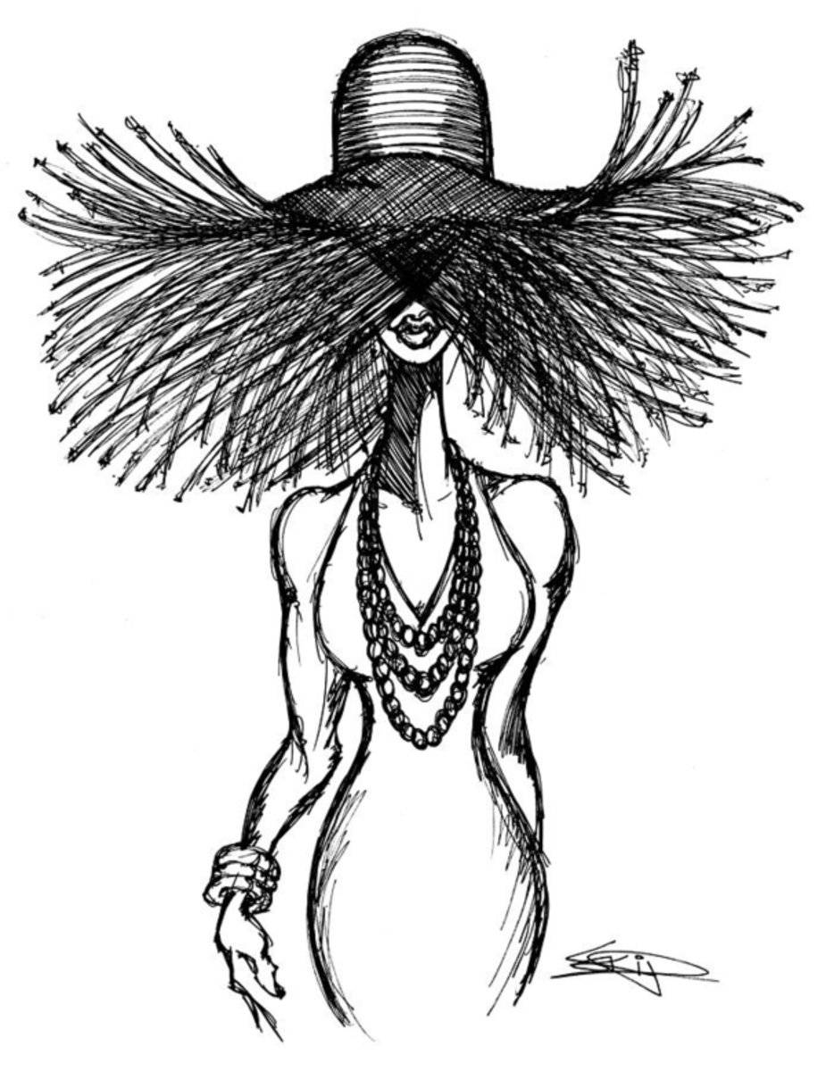 Feather Hat - Rapper - Poster | Canvas Wall Art Print
