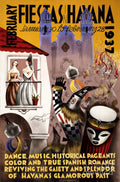 February Fiestas In Havana Vintage - Poster | Canvas Wall Art Print