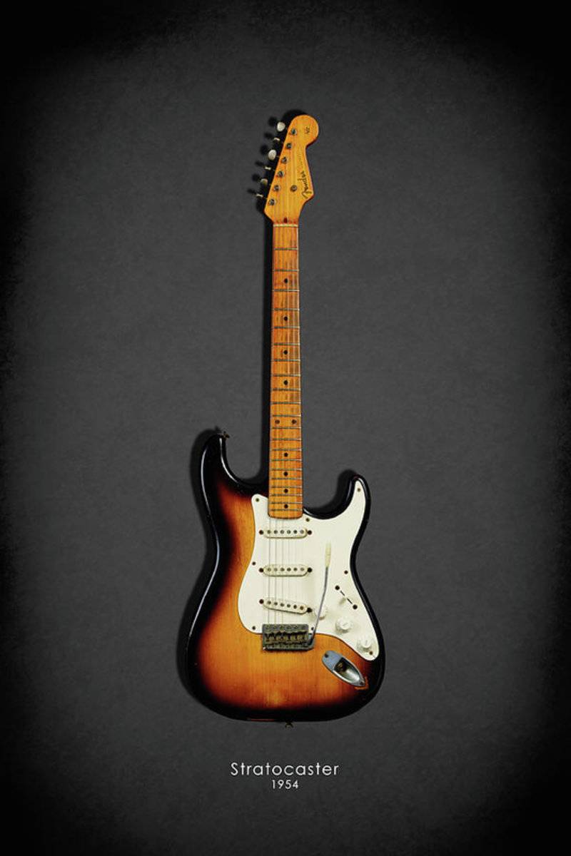 Fender Stratocaster 54 - Poster | Canvas Wall Art Print