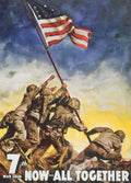 Flag At Iwo Jima - Poster | Canvas Wall Art Print