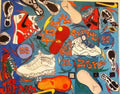 Foot Print Zone - Poster | Canvas Wall Art Print