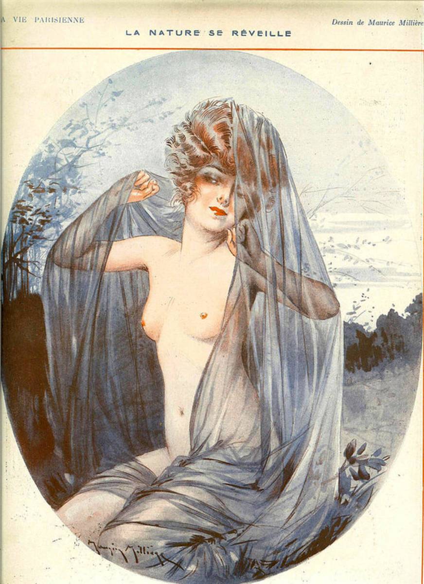 France La Vie Parisienne Magazine Plate - Poster | Canvas Wall Art Print