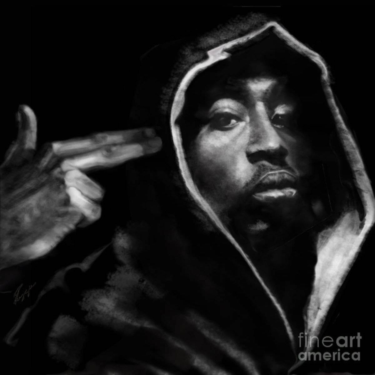 Free Will - 2 Pac - Rapper - Poster | Canvas Wall Art Print
