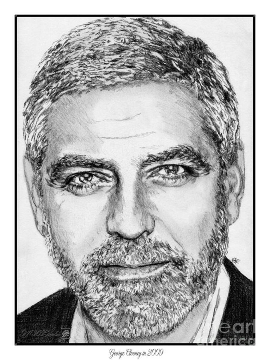 George Clooney In 2009 - Poster | Canvas Wall Art Print