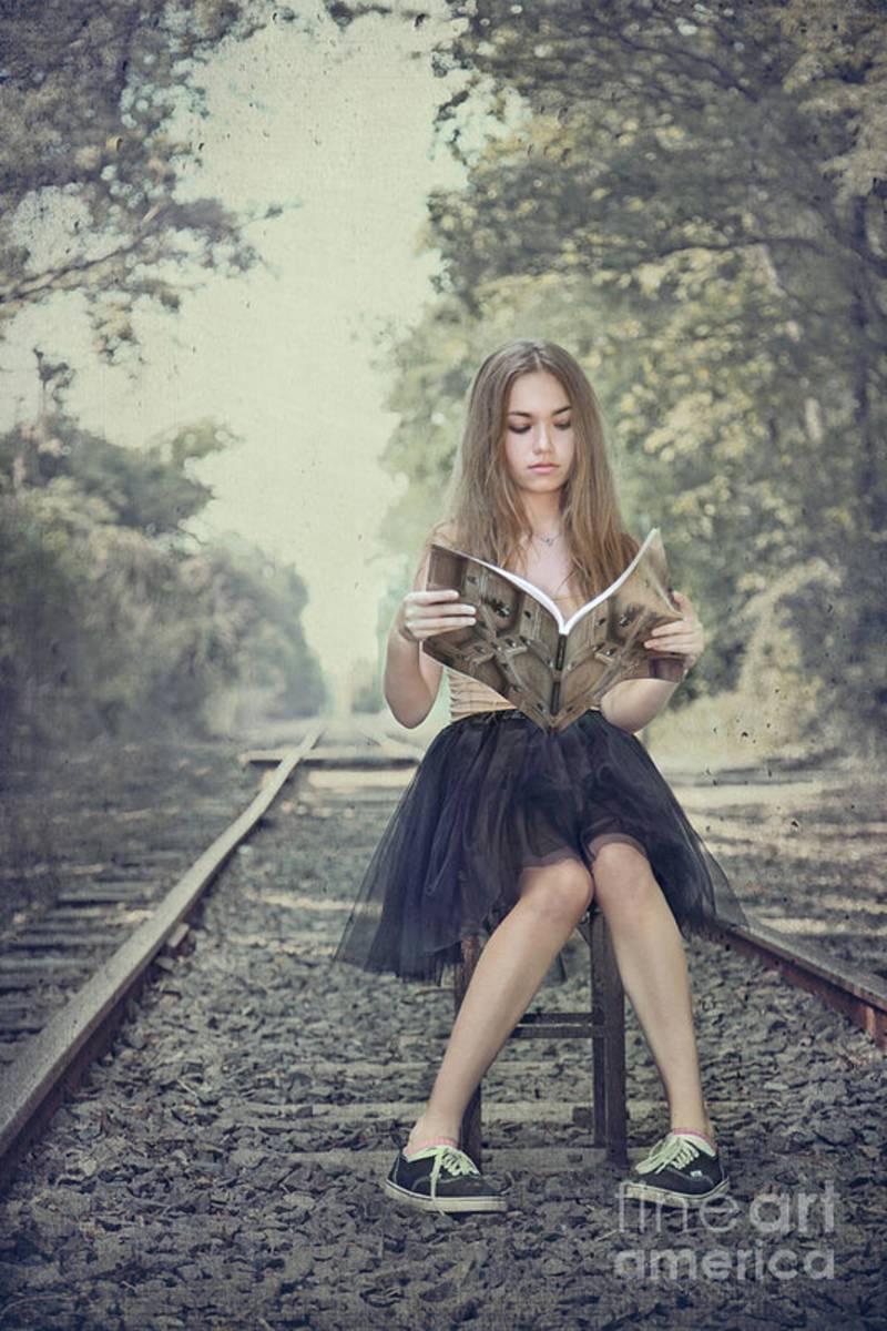 Get On The Right Track - Poster | Canvas Wall Art Print