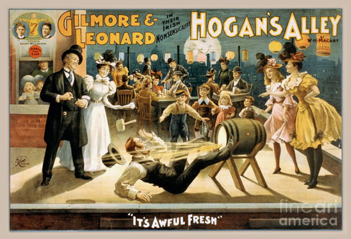 Gilmore And Leonard In Their Irish Nonsensicality - Poster | Canvas Wall Art Print