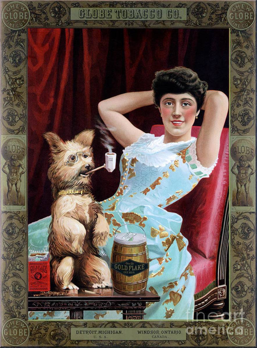 Globe Tobacco Co. Chew Globe Vintage - Poster | Canvas Wall Art Print