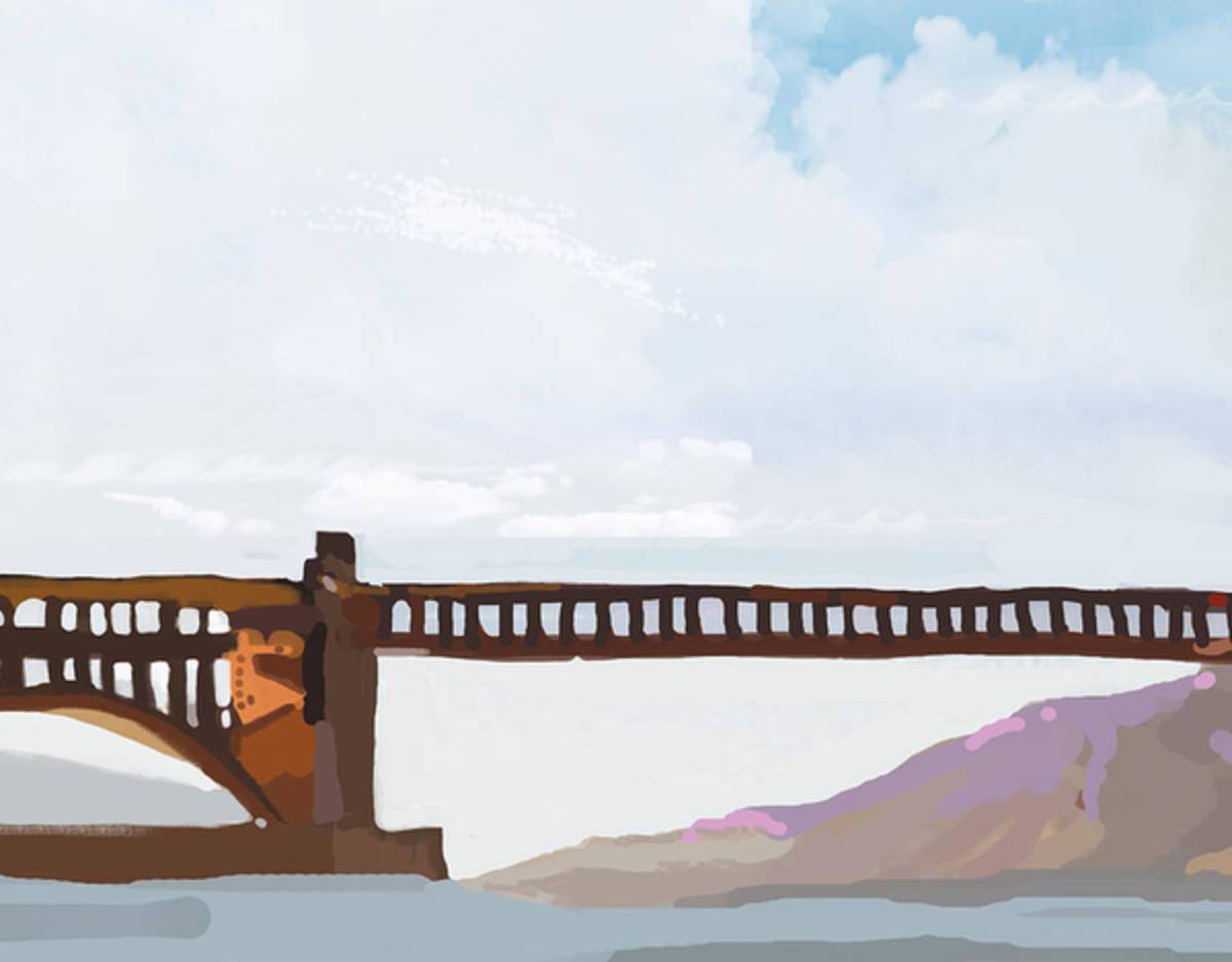 Golden Gate Two - Poster | Canvas Wall Art Print