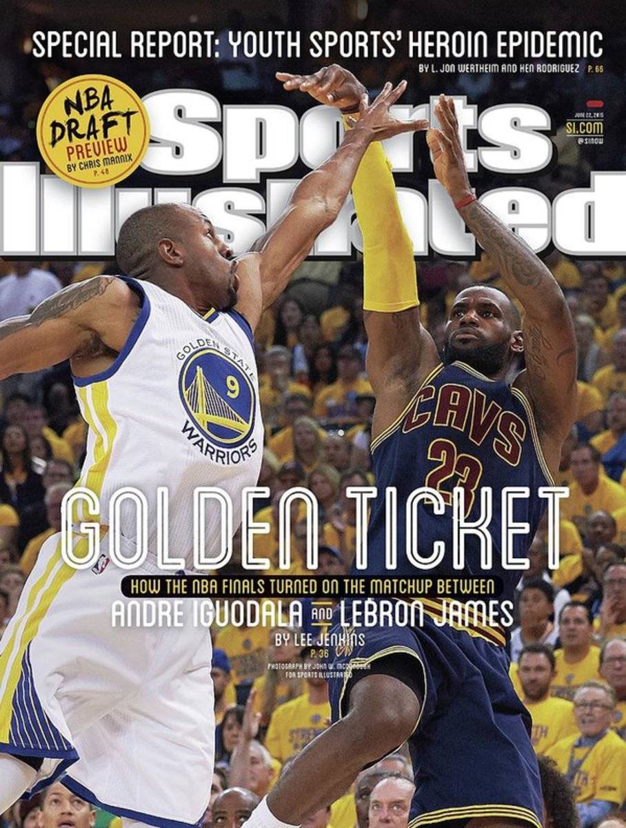 Golden Ticket How The Nba Finals Turned On The Matchup Sports Illustrated Cover - Poster | Canvas Wall Art Print