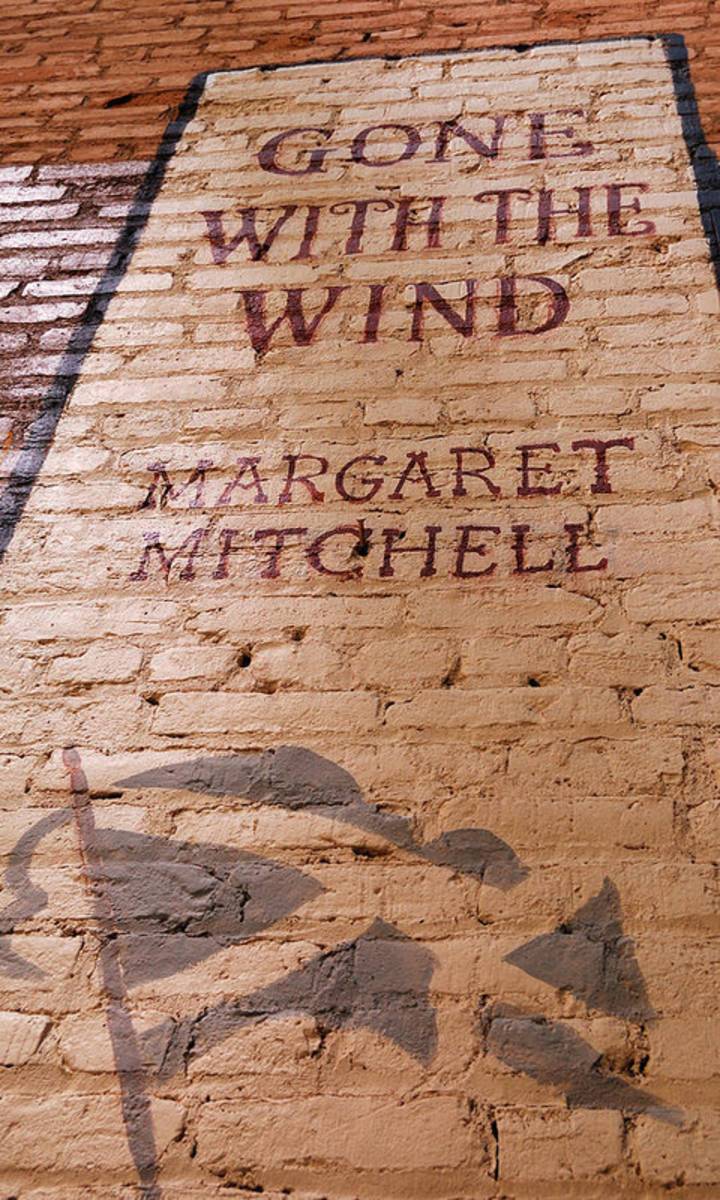Gone With The Wind - Urban Book Store Sign - Poster | Canvas Wall Art Print