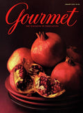 Gourmet Cover Featuring A Plate Of Pomegranates - Poster | Canvas Wall Art Print