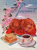 Gourmet Cover Illustration Of A Basket Of Popovers - Poster | Canvas Wall Art Print