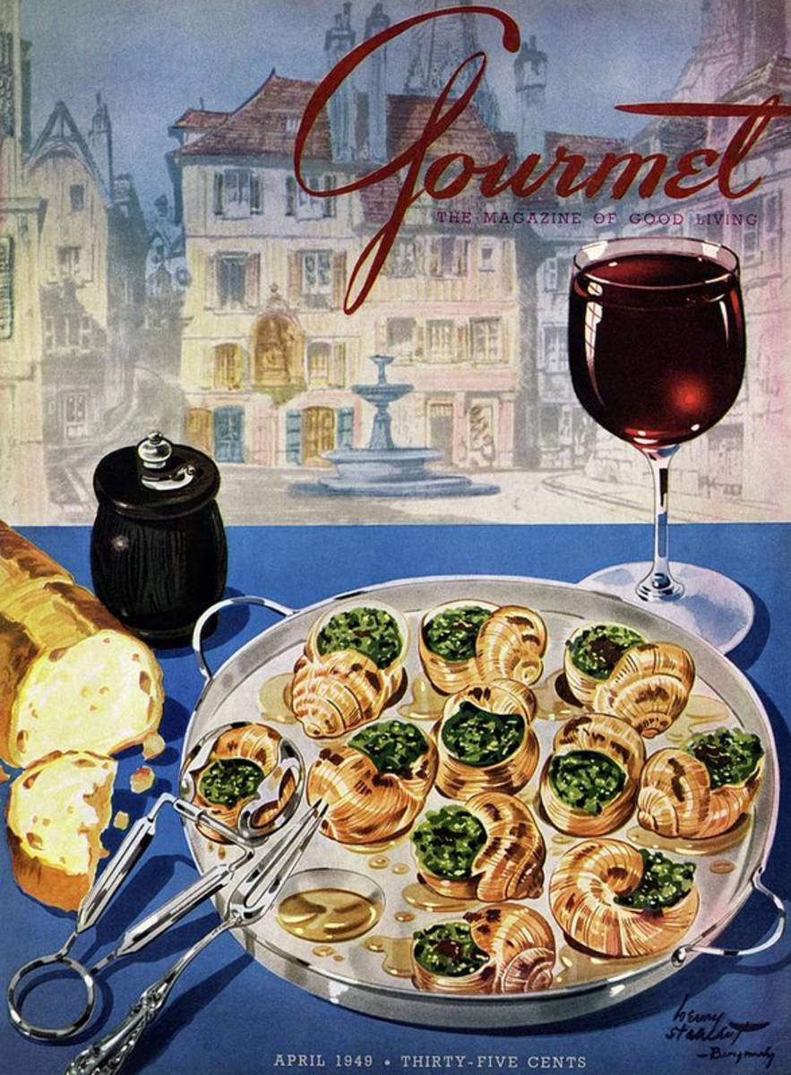 Gourmet Cover Illustration Of A Platter - Poster | Canvas Wall Art Print