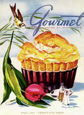 Gourmet Cover Illustration Of A Souffle And Tulip - Poster | Canvas Wall Art Print