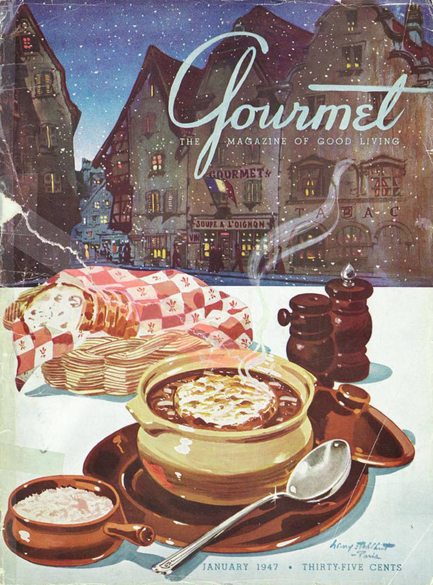 Gourmet Cover Of Onion Soup - Poster | Canvas Wall Art Print