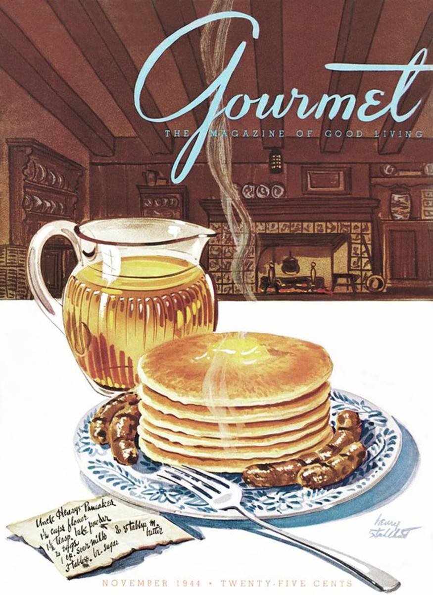 Gourmet Cover Of Pancakes - Poster | Canvas Wall Art Print