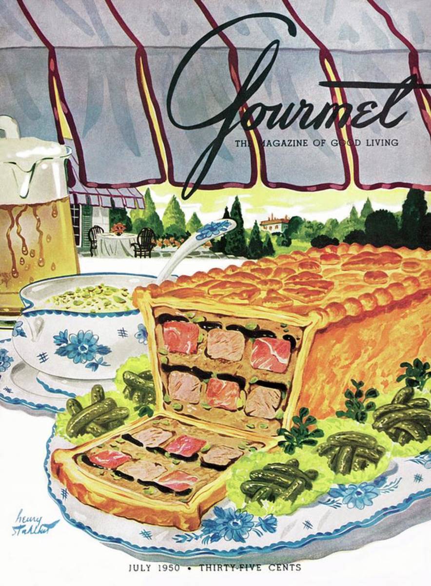 Gourmet Cover Of Pate En Croute Froid - Poster | Canvas Wall Art Print