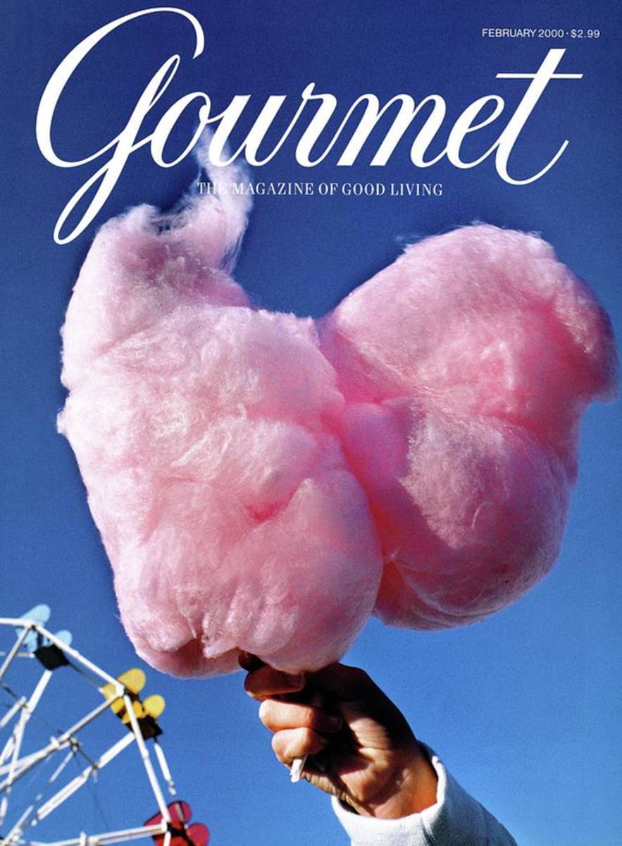 Gourmet Magazine Cover Featuring Hand Holding - Poster | Canvas Wall Art Print