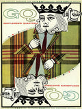 Gq Cover Of An Illustration Of King Playing Card - Poster | Canvas Wall Art Print