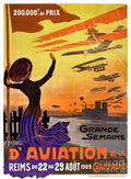 Grande Semaine D'Aviation De La Champagne - Poster | Canvas Wall Art Print