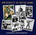 Greatest Notre Dame Quarterbacks - Poster | Canvas Wall Art Print