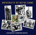 Greatest Notre Dame Running Backs - Poster | Canvas Wall Art Print