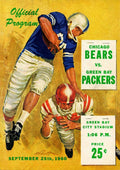 Green Bay Packers Vintage Program 2 - Poster | Canvas Wall Art Print