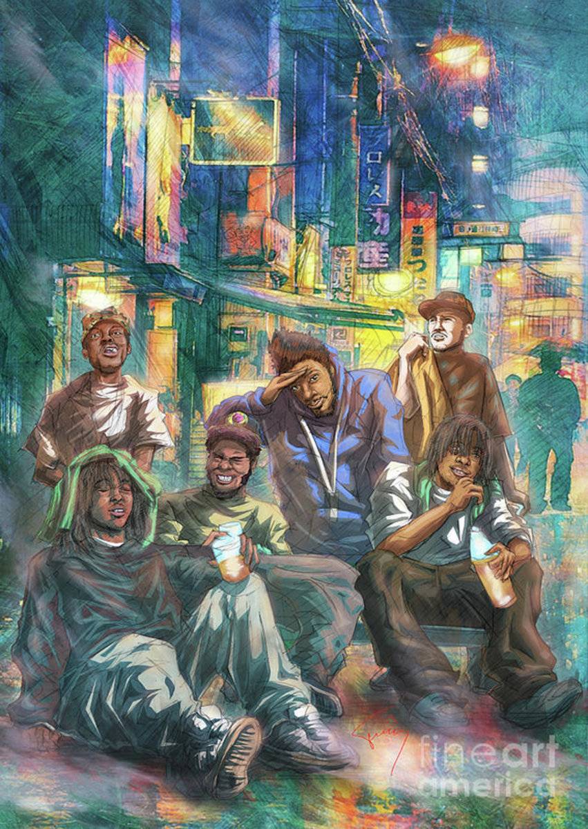 Green Ova - Rapper - Poster | Canvas Wall Art Print