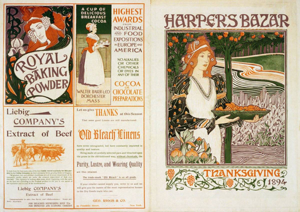 Harper'S Bazar Thanksgiving - Poster | Canvas Wall Art Print