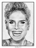 Heidi Klum In 2010 - Poster | Canvas Wall Art Print