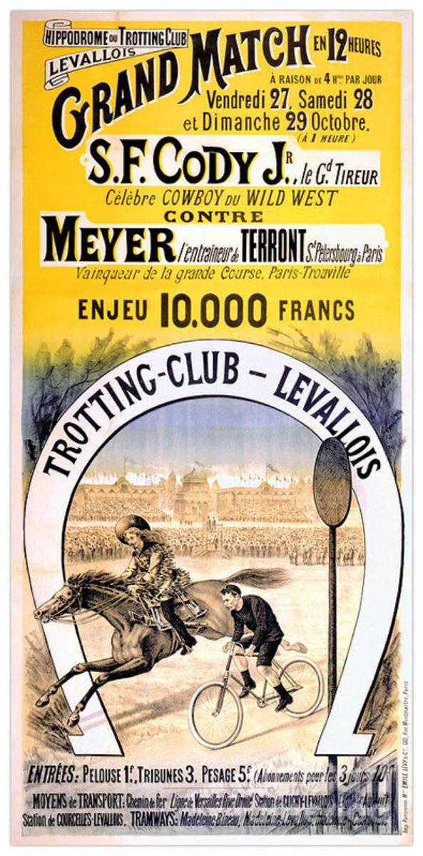 Hippodrome Du Trotting Club Levallois - Poster | Canvas Wall Art Print