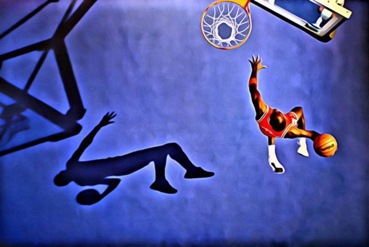His Airness Michael Jordan - Poster | Canvas Wall Art Print