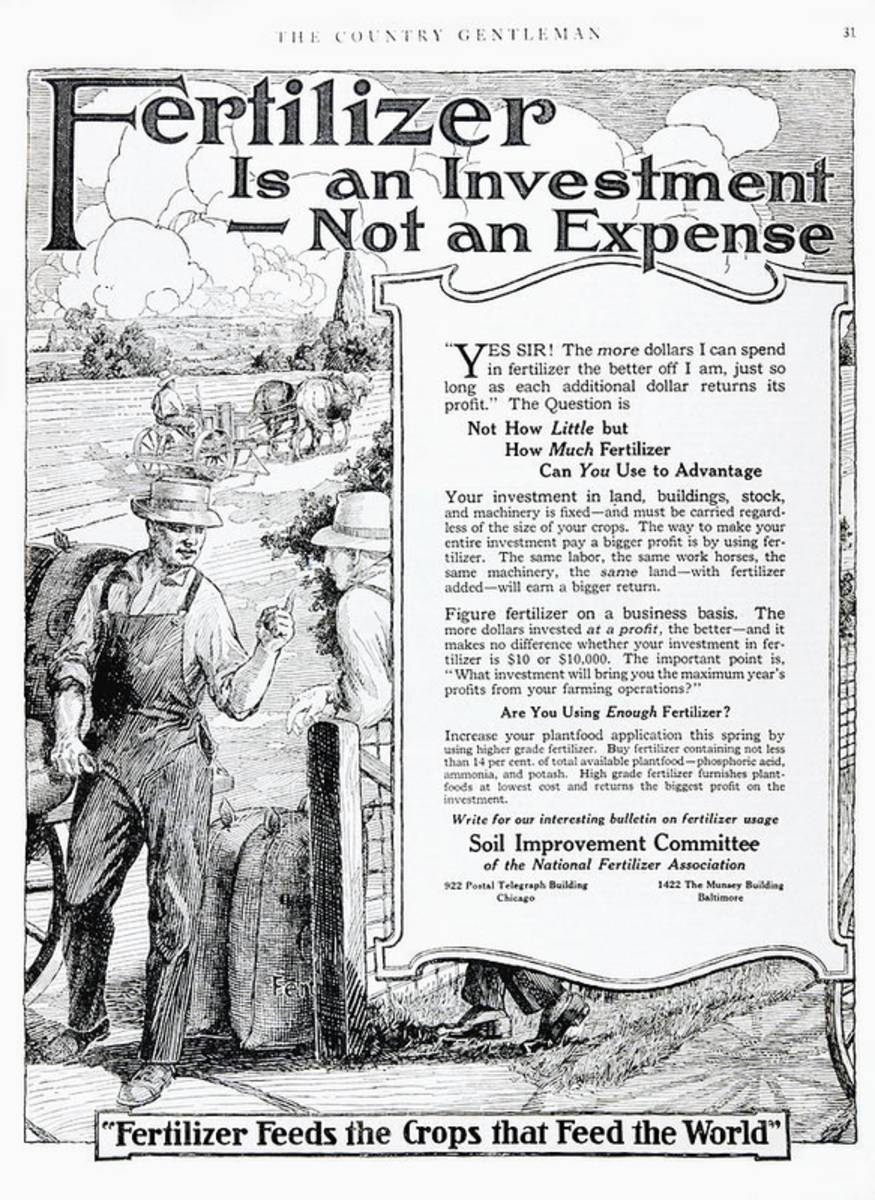 Historic Fertilizer Advertisement - Poster | Canvas Wall Art Print