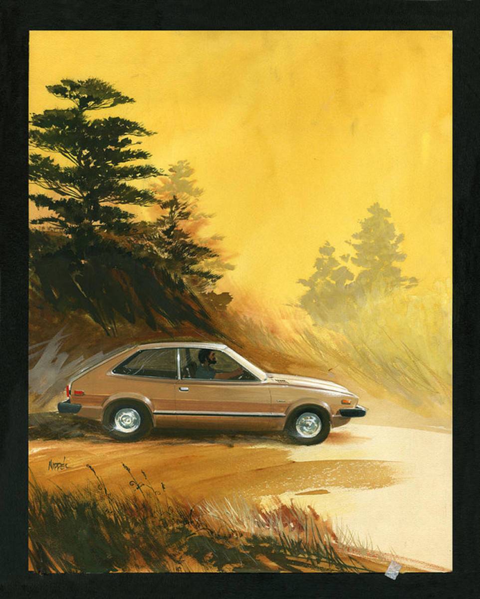 Honda Accord Rallye Magazine Cover Art - Poster | Canvas Wall Art Print