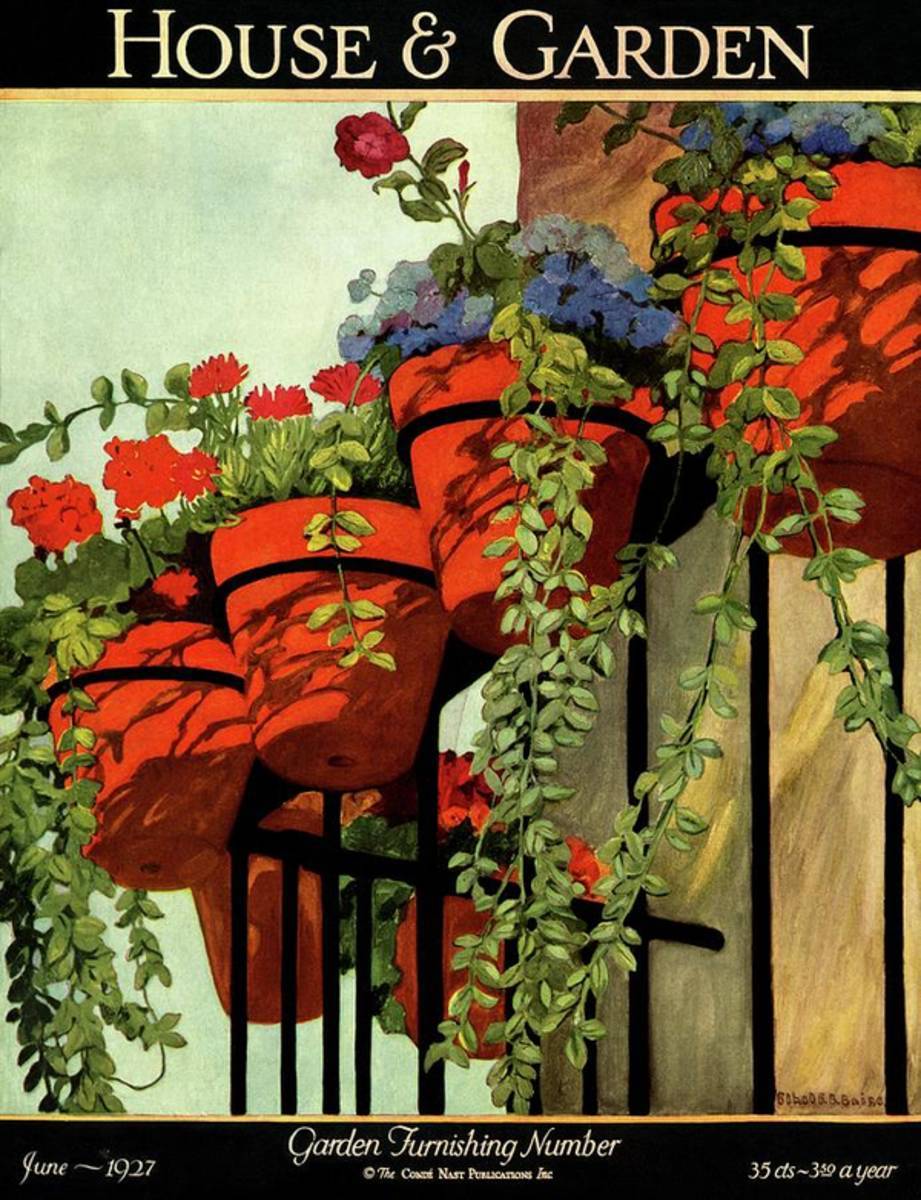 House And Garden Garden Furnishing Number Cover - Poster | Canvas Wall Art Print