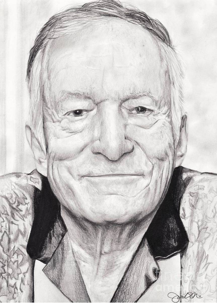Hugh Hefner - Poster | Canvas Wall Art Print