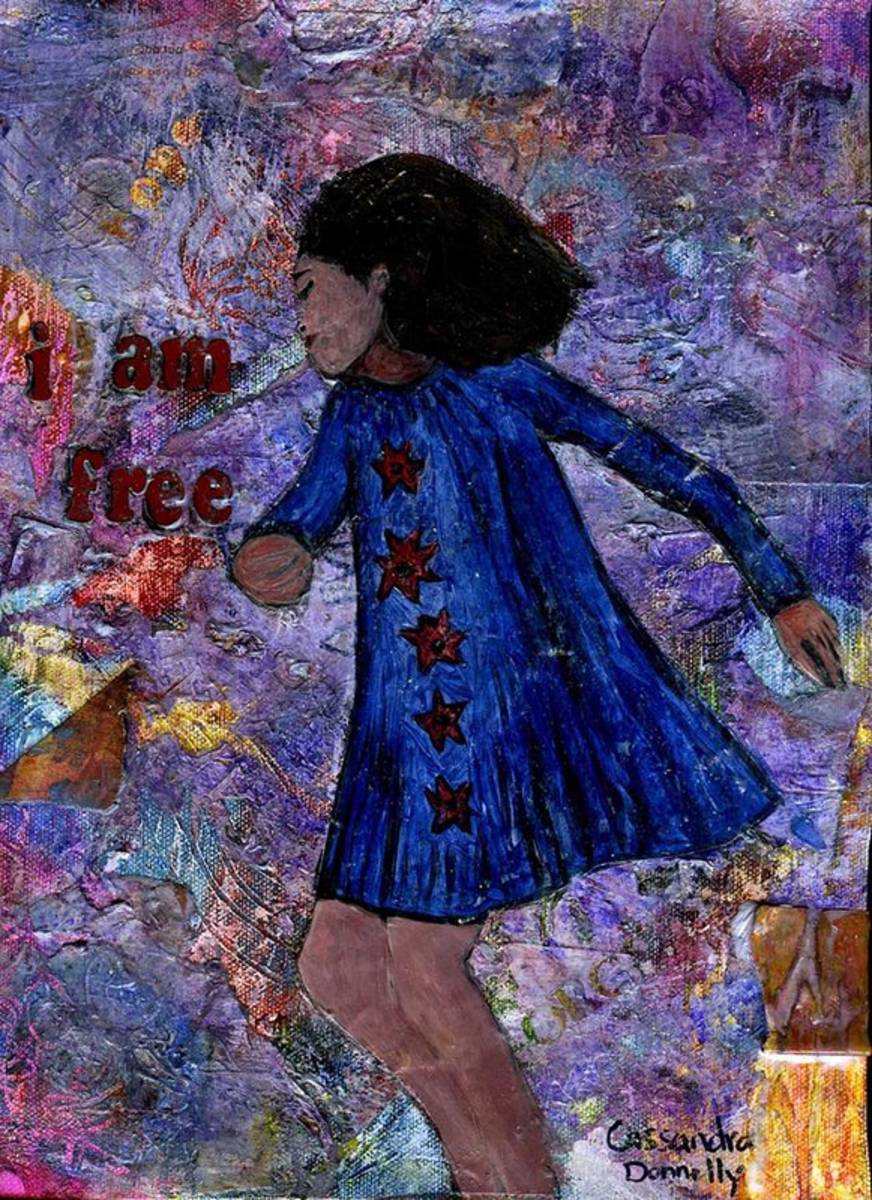 I Am Free - Poster | Canvas Wall Art Print