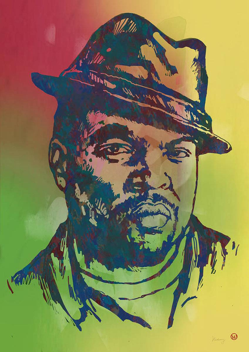 Ice Cube Pop Art Etching - Rapper - Poster | Canvas Wall Art Print