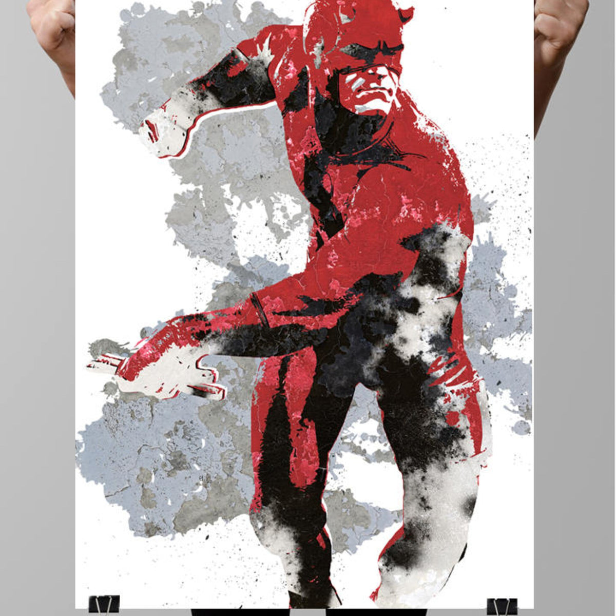 Daredevil Matthew Michael Murdock Marvel Comics Comic Art Marvel Universe Kids Room Comics The Defenders - Poster | Canvas Wall Art Print